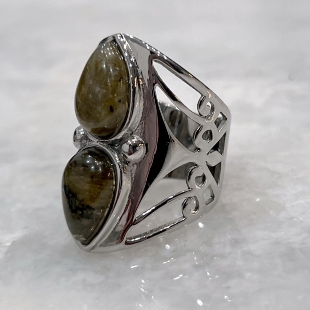 Malagasy Labradorite Large Open Framework Stateme… - image 3